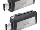 SanDisk Ultra 256GB (Two Pack) Dual Drive USB Type-C (SDDDC2-256G-G46) with Everything But...
