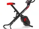 HYPER 6000 - Cyclette pieghevole X-Bike con volando da 6kg e resistenza magnetica regolabi...