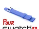 Cinturino Swatch Orologio in silicone 17 mm Blu My-Montre