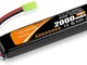 11,1V Batteria Softair 2000mAh 30C Ricaricabile Hobby LiPo Batteria con Connettore Mini pe...