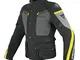 Dainese-CARVE MASTER GORE-TEX Giacca da moto, Nero/Castle-Rock/Fluo-Giallo, Taglia 50