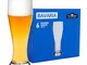 Set di 6 bicchieri da birra di frumento Bavaria 0,5 litri, calibrati