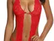 Tuopuda Babydoll Lingerie Donna Sexy Erotico Sleepwear Trasparente Camicia da Notte in Piz...