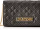 Love Moschino Jc4247pp0a, Pochette da Giorno Donna, Nero (Black Quilted), 7x14x22 cm (W x...