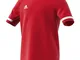 adidas Team 19, Maglia Bambino, Power Red/White, 128