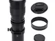 Teleobiettivo Zoom Manuale Super Manuale 420-800mm F / 8.3-16 Supporto T2 per Fotocamera R...