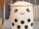 Ycco Fumetto di Kawaii Bubble Tea Cup a Forma di Fumetto for Il Latte Tazza da tè Peluche...