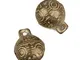 1-15pcs materiale ottone cinese buona fortuna tintinnio campana fascino for braccialetto e...