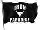 Kxxhvk Bandiere Iron Paradise 3x5 Piedi Bandiera Americana in Poliestere USA