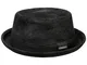 Stetson Pennsylvania Pigskin Pork Pie in Pelle da Uomo - Cappello in Pelle suina - Pork Pi...