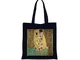 all sas Borsa shopper klimt 100% tela di cotone stampa Made in Italy