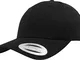 Flexfit Curved Classic Snapback, Berretto Unisex-Adult, Nero (black), one size