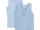 Petit Bateau 2P Debardeur Canotta, Blu (Special Lot 00), 6 Anni (Pacco da 2) Bambino