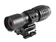 JASHKE 4X Magnification per Red DOT Scope Sight Flip-to-Side QD Mount 20mm Rail