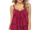 Abollria Costume da Bagno a Due Pezzi Sexy Donna Tankini Canottiera+Pantaloncino da Bagno...