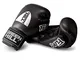 GUANTI DA BOXE FURY GREEN HILL GUANTONI DA PUGILATO KICK BOXING (10 Oz, Nero)