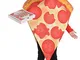 amscan 8400049-55 - Costume per bambini Pizza, tunica con cappello, festa a tema, carneval...