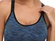 Hawiton Reggiseno Sportivo per Spugna Rimovibile per Fitness Corsa Tennis Running Yoga Pal...