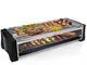 Griglia Barbecue Elettrico Senza Fumo, Griglia Elettrica Doppio Strato, 2200W Grill Elettr...