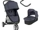 BABY JOGGER City Mini 2 – Passeggino compatto a 4 ruote + navicella + barra anteriore a co...