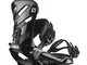 Salomon - Attacchi per snowboard, modello Rhythm, taglia: L, colore: nero