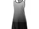 Wilson W Team Match Dress, Vestito Donna, Nero/Bianco, L