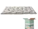 Evergreenweb - Correttore Materasso Singolo 80x190 Alto 7 cm in Memory Foam Med Fodera Oli...