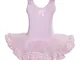 Cinda Rosa Tutu/Balletto/Dance Vestido Rosa 4-5 Anni