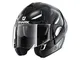 Shark Casco Moto Hark Evoline 3 Shazer, Nero/Bianco, M