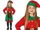Costume da elfa bambina elfo 10-12 anni