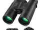 Binocolo 10X42 per adulti, con prisma BAK4, lente FMC, compatto professionale HD Binocolo...