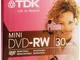 TDK Mini DVD-RW 30 minuti per videocamere DVD