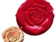 Joyeee Silicone Cottura Stampi Antiaderente, Stampo per Torta in Silicone a Forma di Rosa...