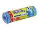 Domopak Spazzy Sacchi Nettezza Antiforo con manici - Casalingo 28 lt - Blu - 20 pz