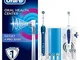 Oral-B PRO 3000 Kit per L’Igiene Orale Spazzolino Elettrico e Idropulsore Oxyjet con 4 Tes...