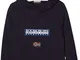 NAPAPIJRI Burgee Sweatshirt Felpa, (Blu Marine 176), 158 (Taglia Produttore: 14) Bambino