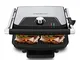 Aigostar Samuel 30IBP - Panini maker, Tostapane piastra in Acciaio inox con vassoio di rac...