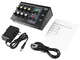 Kongqiabona-UK Mixer Digitale a 8 canali Mixer Universale Karaoke Mixer Mixer Mono/Stereo