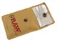 Raw - 4 posacenere tascabili in plastica ignifuga, 9 x 7,5 cm, con bottone automatico