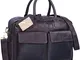 STILORD 'Carlo' Borsa da Ufficio in vera pelle Portadocumenti vintage Valigetta 24 ore ven...