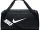 Nike Brsla M Duff, Borsa da Viaggio Uomo, Nero/Nero/Bianco, Taglia Unica