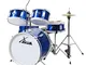 XDrum Junior Kids Drum Batteria per bambini - Blu (per bambino ragazzo)