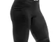 BV Sport, pantaloncini da allenamento CSX da donna, colore: nero, AH 2019, Nero , L