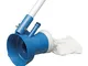 New Plast 4009 - Pulitore-Aspiratore Venturi con manico per Piscina, lunghezza manico 1.20...