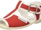 SUPERGA 1200 COTJ, Sandali con Chiusura a T Unisex - Bambini e ragazzi, Red 970, 19 EU