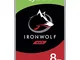 Seagate IronWolf, 8 TB, Hard Disk SATA da 6 GBit/s, HDD, CMR 3,5" 7.200 RPM, Cache da 256...