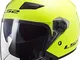 Casco moto LS2 OF569 TRACK HI-VIS Giallo, Giallo, L