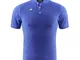 Kappa - Polo SHARAS MSS LT, colore: giallo Blue Baja XL