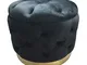 MAURO FERRETTI SRL PUFF CONTENITORE RICH NERO CM Ø 55X42