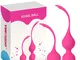 YUECHAO Silicone Palline di Kegel: Sfere per Esercizi Vaginali (Set da 2) – Rafforzare e T...